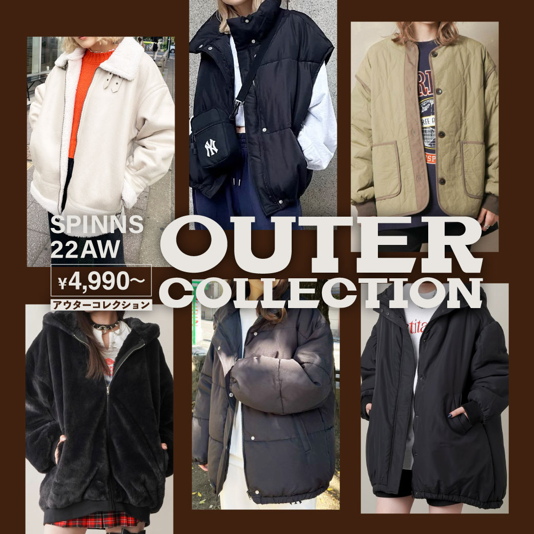 【woMEN】SPINNS 22 A/W OUTER COLLECTION 