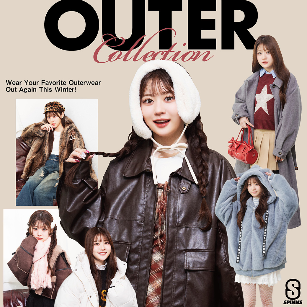 SPINNS LADIES' OUTER COLLECTION feat.RINKA