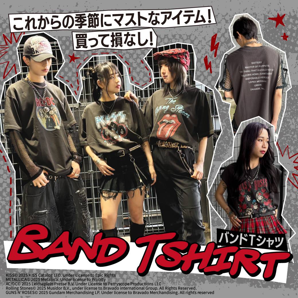 SPINNS バンドTシャツ