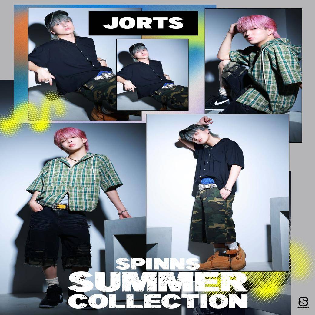 SPINNS メンズ JORTS 2025サマーコレクション
