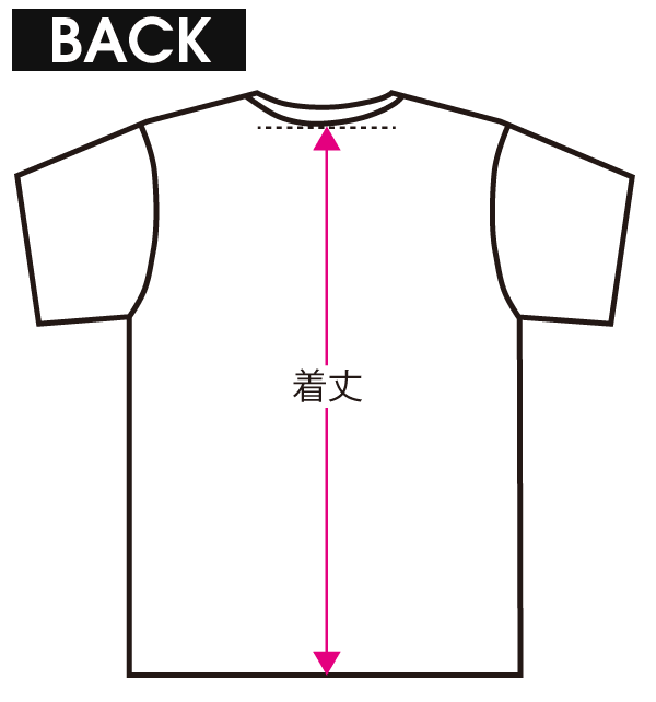 サイズガイド トップス BACK