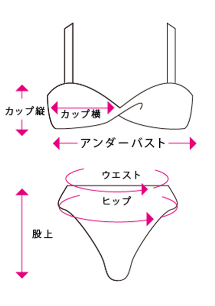 サイズガイド 水着