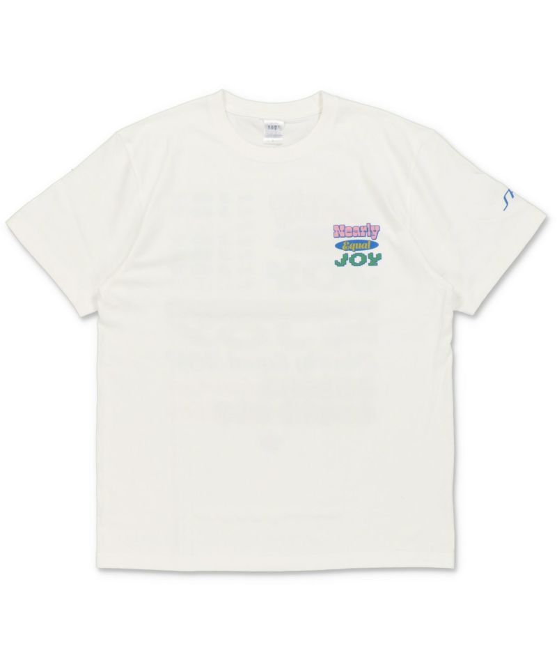 【受注販売】『≒JOY(ニアリ―イコールジョイ)×SPINNS』　Tシャツ