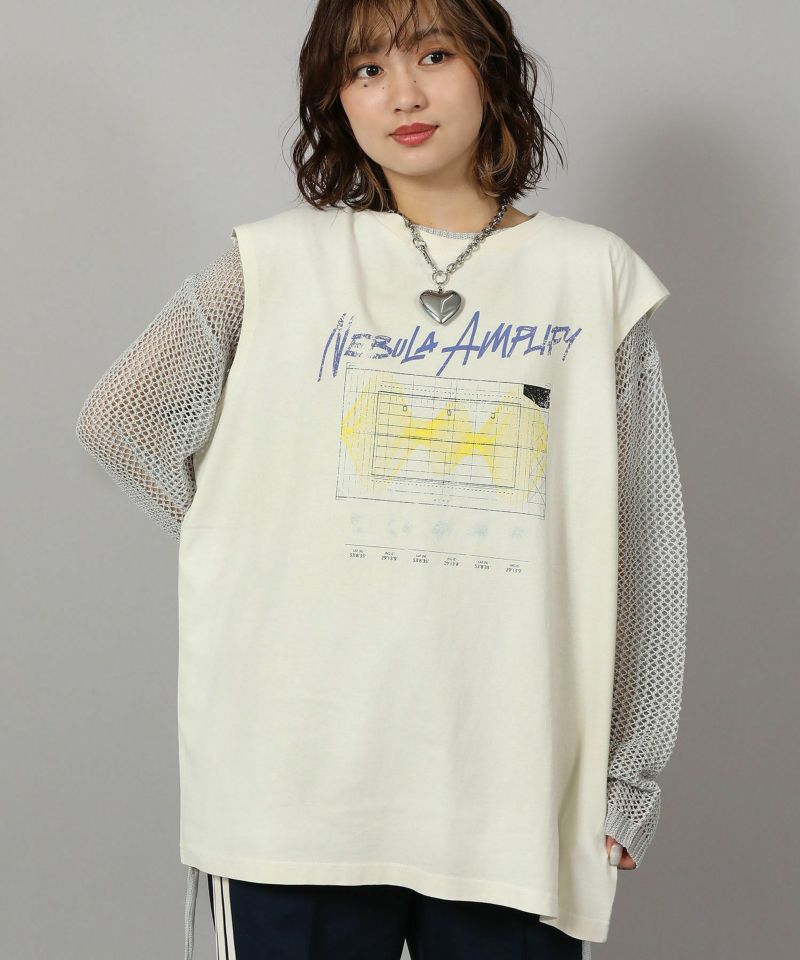 ピグメントノースリーブTシャツ/MEMORY | SPINNS WEB STORE | SPINNS