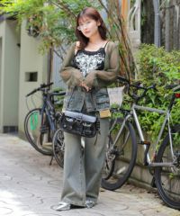 合皮ハンドバッグ/ショルダーバッグ/レースアップ | SPINNS WEB