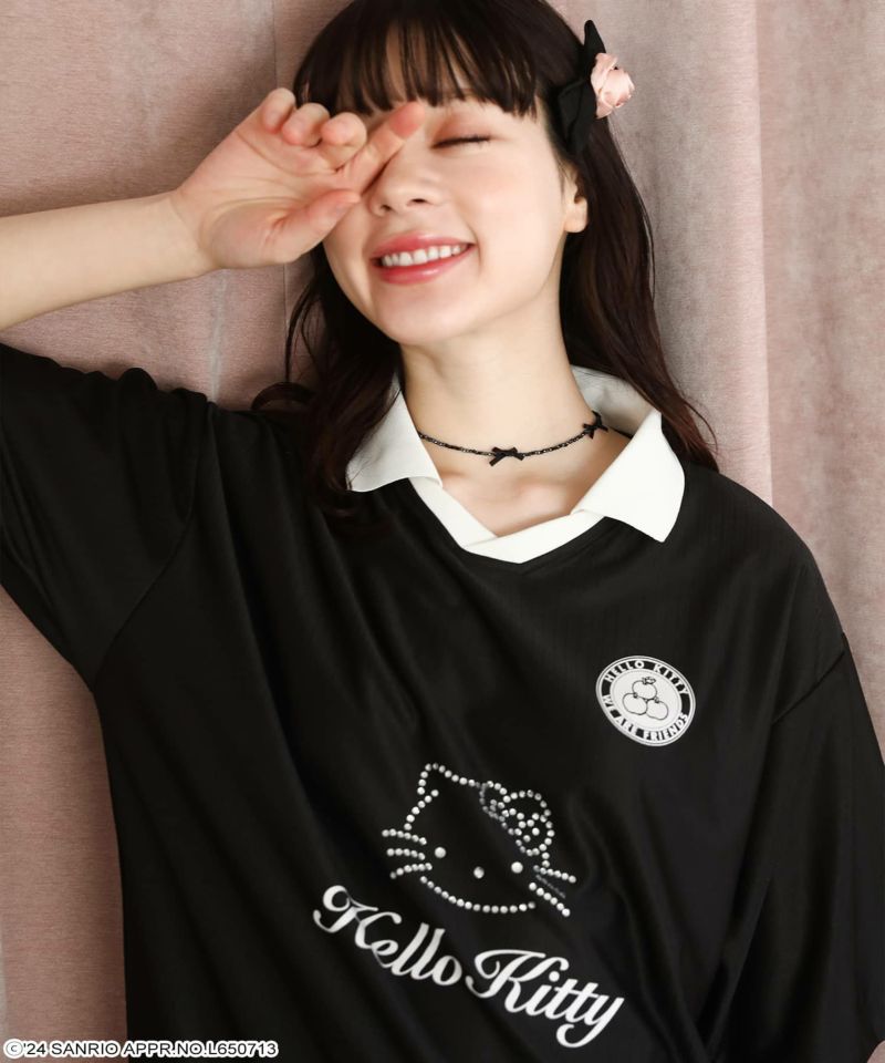 ハローキティ×SPINNS』バレエコアシリーズ サッカーTシャツ | SPINNS WEB STORE | SPINNS (スピンズ) 公式通販