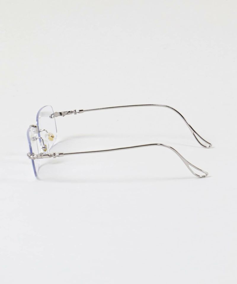 品揃え豊富で 話題のギークシックに/リムレスメガネ/フレームレスメガネ 小物