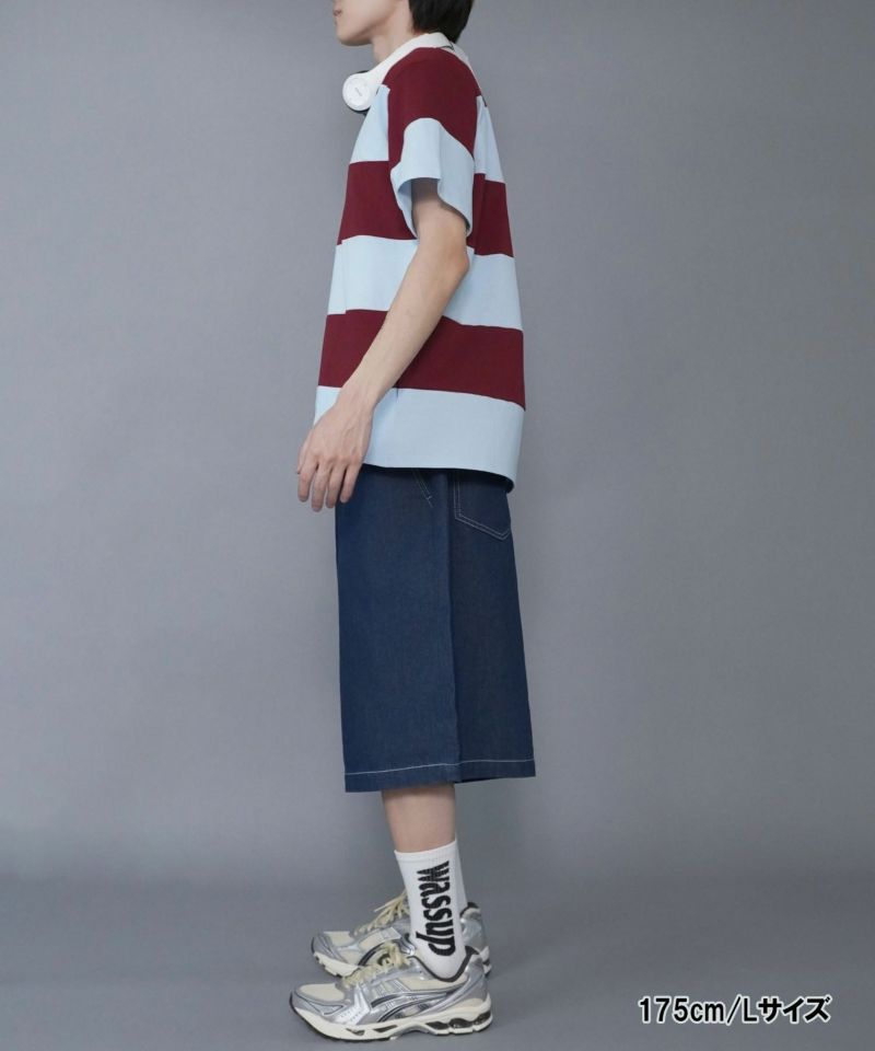 ヴィンテージライクデニムハーフパンツ | SPINNS WEB STORE ヴィンテージライクデニムハーフパンツ | SPINNS WEB STORE