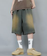 ヴィンテージライクデニムハーフパンツ | SPINNS WEB STORE