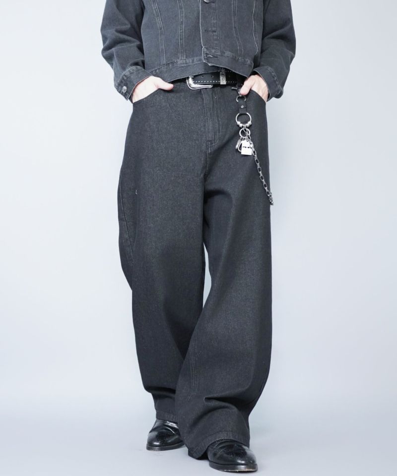 28%OFF】ヴィンテージライクバギーデニムパンツ/ユニセックス | SPINNS