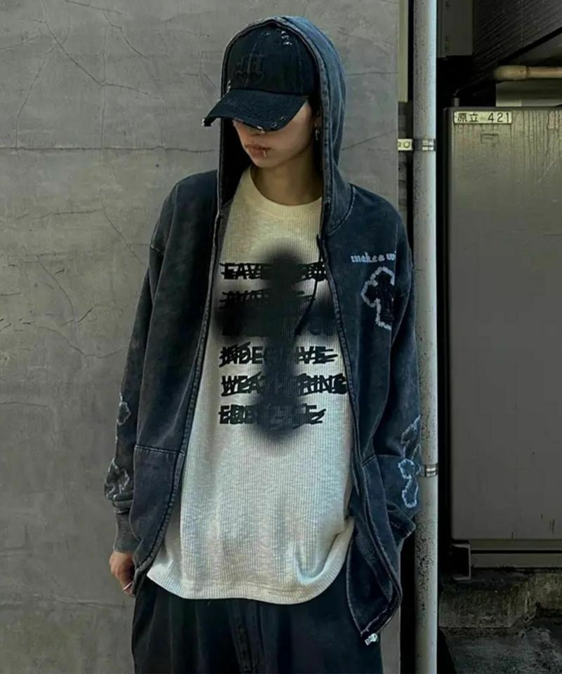 [SUPERDRY] グリーンウォッシングデニムキャップ/BLACK ヴィンテージライククラッシュデニムキャップ | SPINNS WEB
