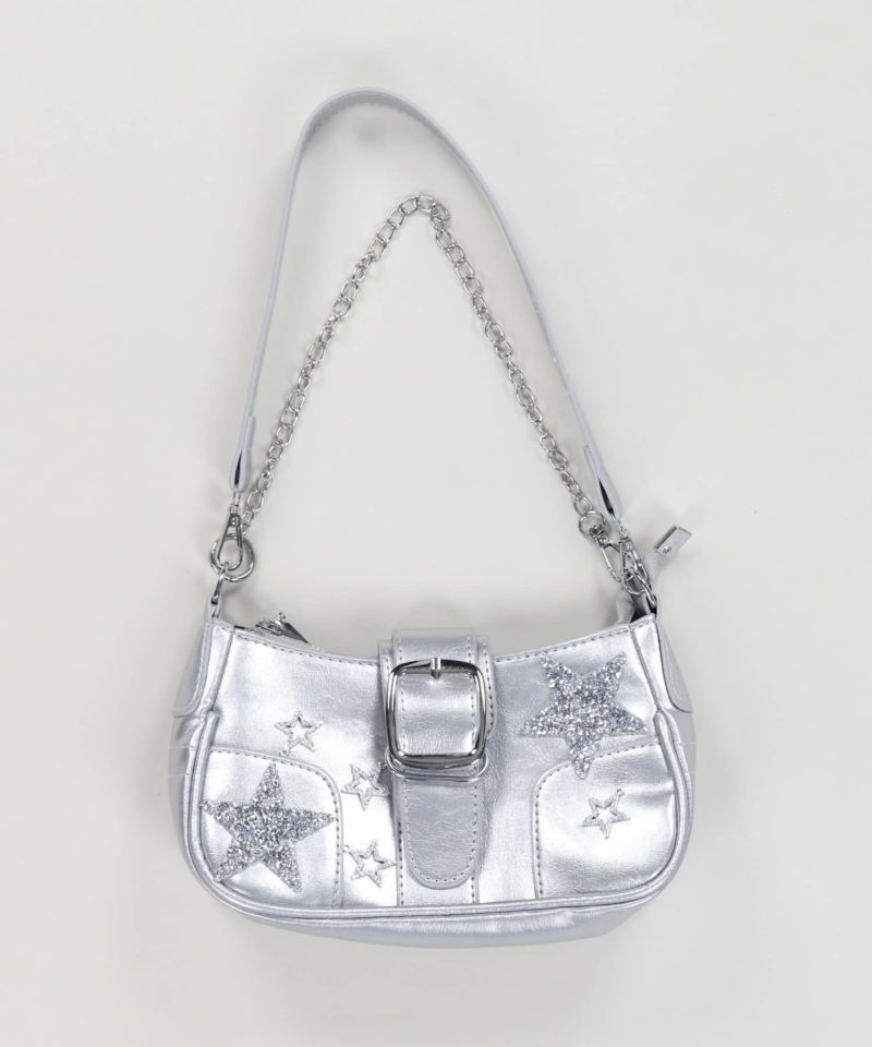 67%OFF】2WAY仕様/合皮ハンドバッグ/ショルダーバッグ/スター 67%OFF】2WAY仕様/合皮ハンドバッグ/ショルダーバッグ/スター