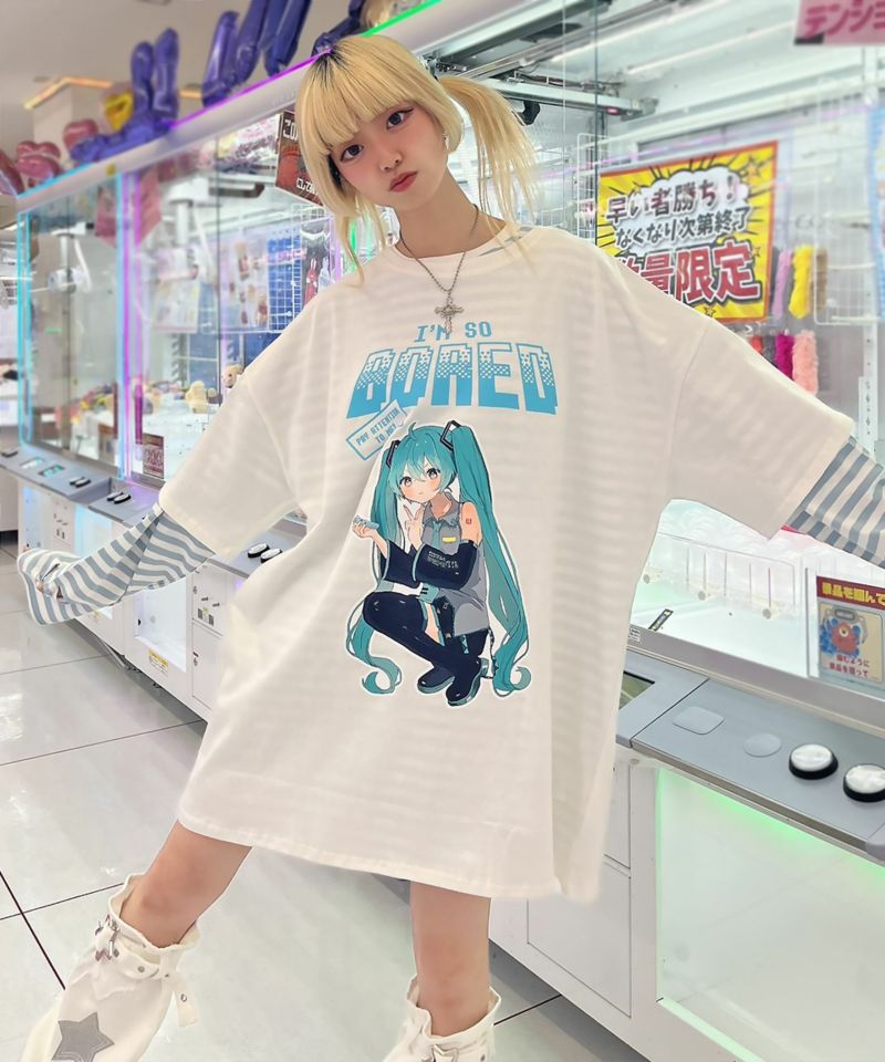 『初音ミク×DARRDY』　BIGTシャツ