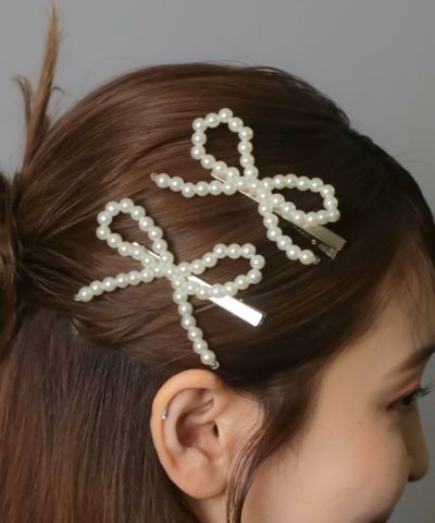 メタルスターヘアクリップ/ヘアピン/2個セット | SPINNS WEB