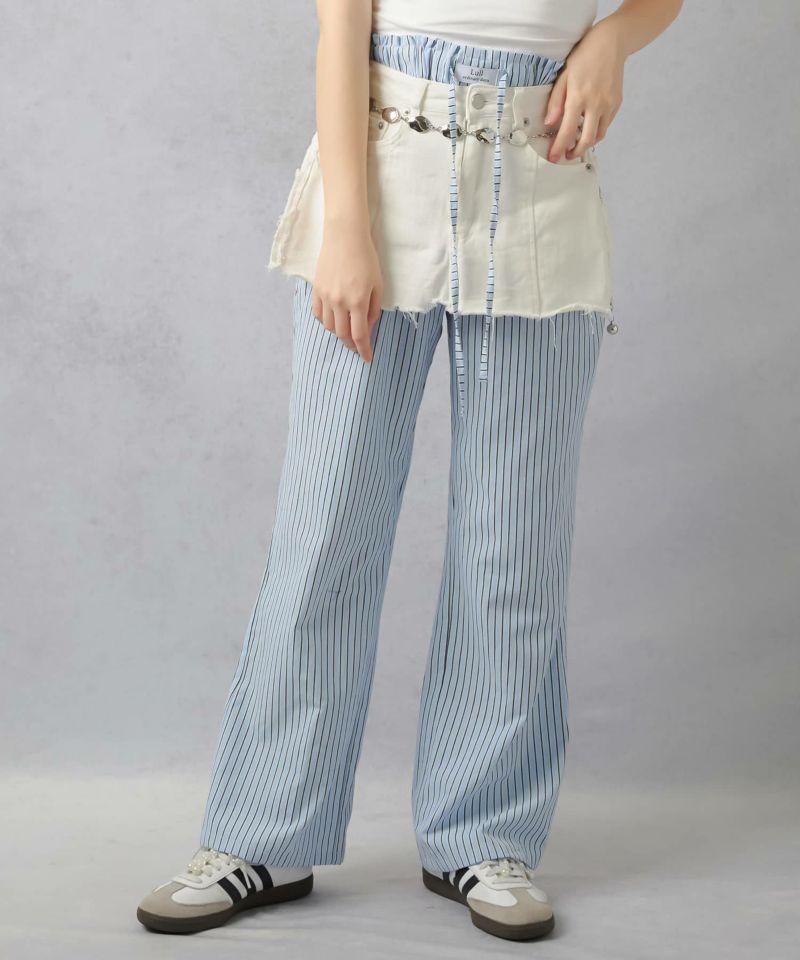 53%OFF】≪Lull/ルル≫セットアップ対応 / ストライプ柄パジャマ