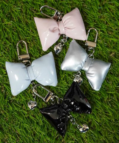 3Dリボンミニキーホルダー / #バレエコア＜メール便対応＞ | SPINNS