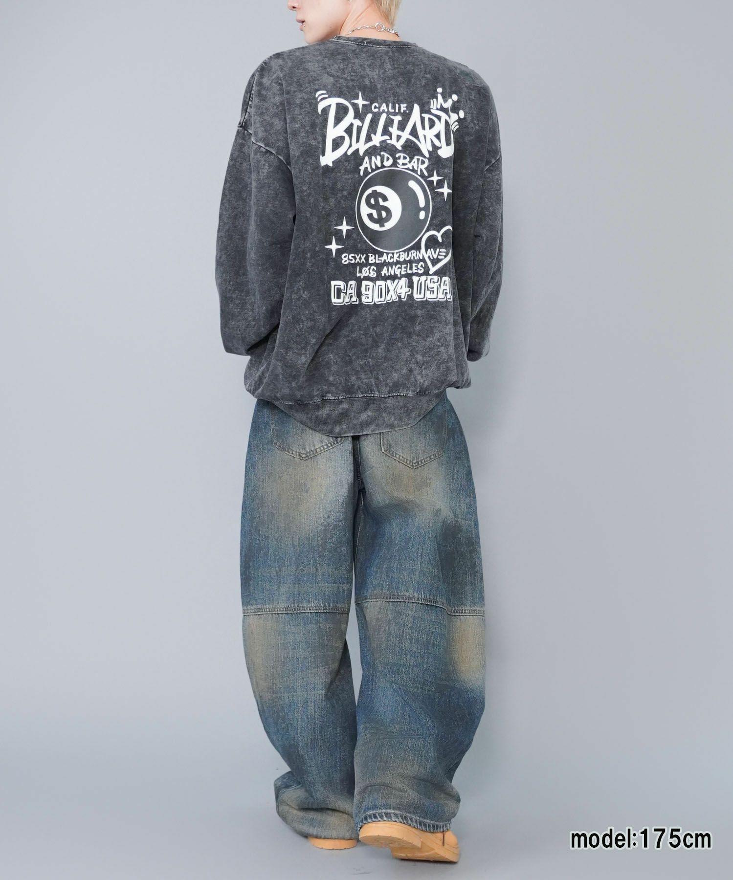 75%OFF】裏起毛バックプリントスウェット/8ボール | SPINNS WEB STORE