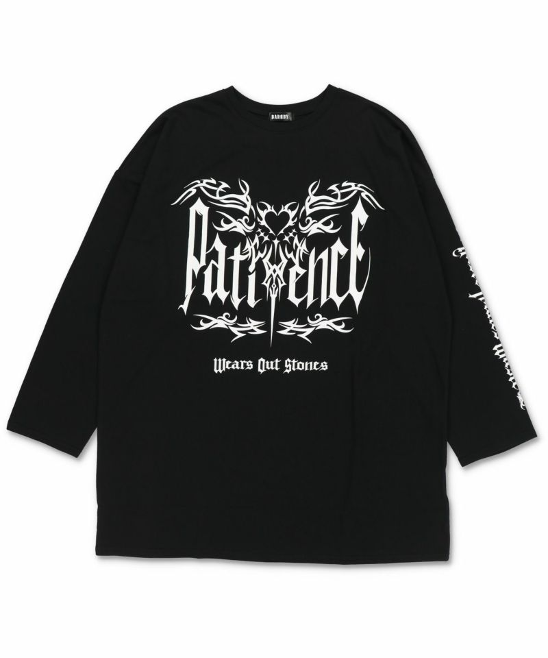 ≪DARRDY/ダーディー≫ビッグ長袖Tシャツ/袖ロゴ