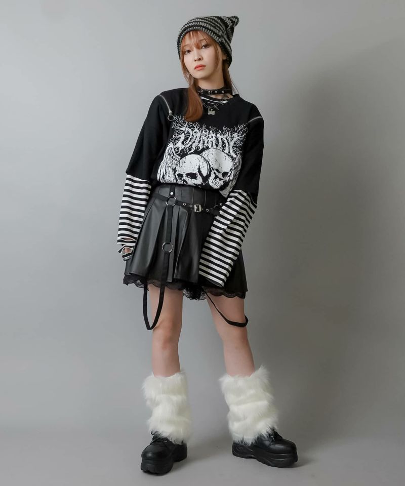 d.i.a.黒金.レア.平成ギャル.パーカー.ファーレッグ.レッグ