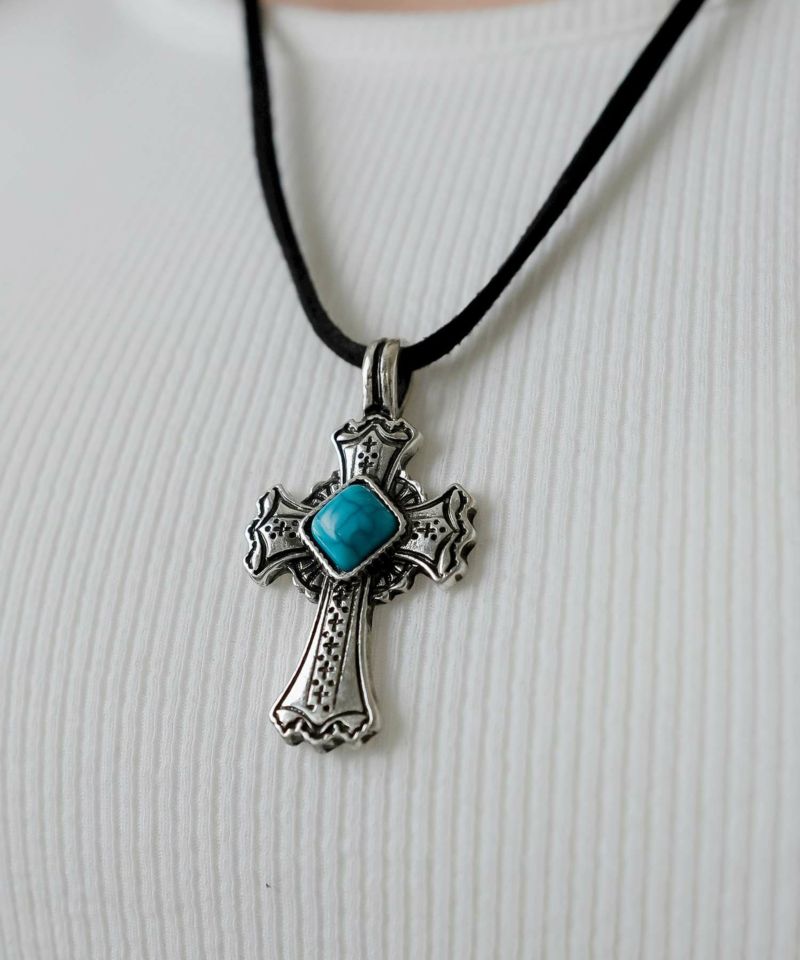 グランジネックレスgundaネックレスギャル系ネックレスクロスネックレス