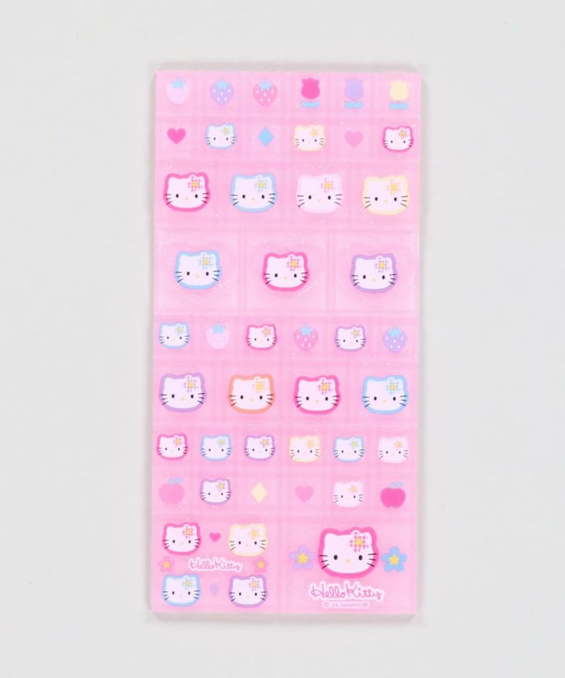 キティ　シール　タイルステッカー　ネイルシール　ぽわぽわ　ぷっくり　カオハナ 楽天市場】ハローキティ 90s タイルシール 再入荷 nic_kt19