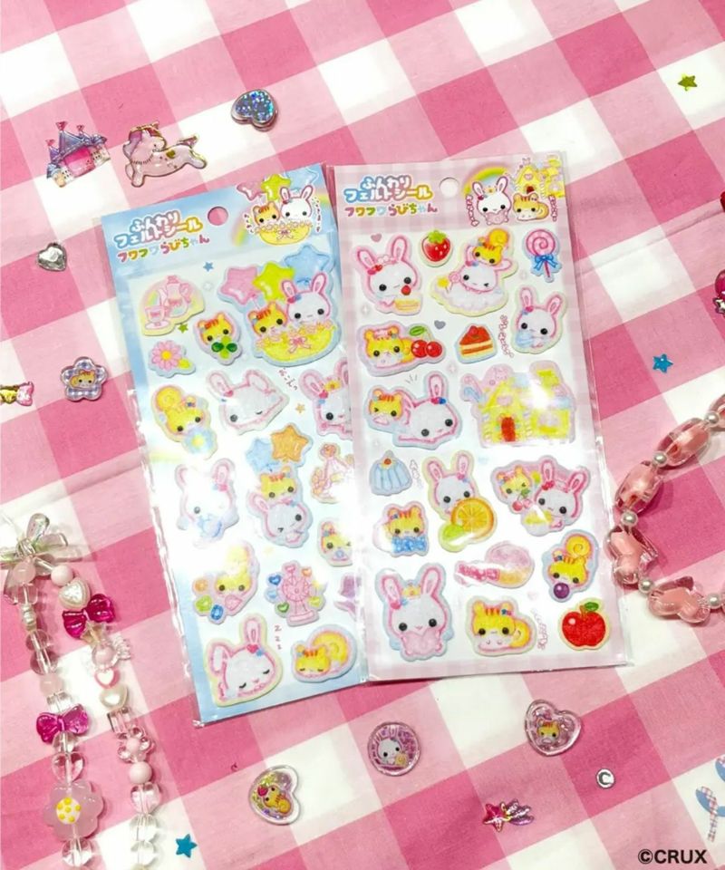 フワフワらびちゃん×SPINNS』フェルトシール | SPINNS WEB STORE 