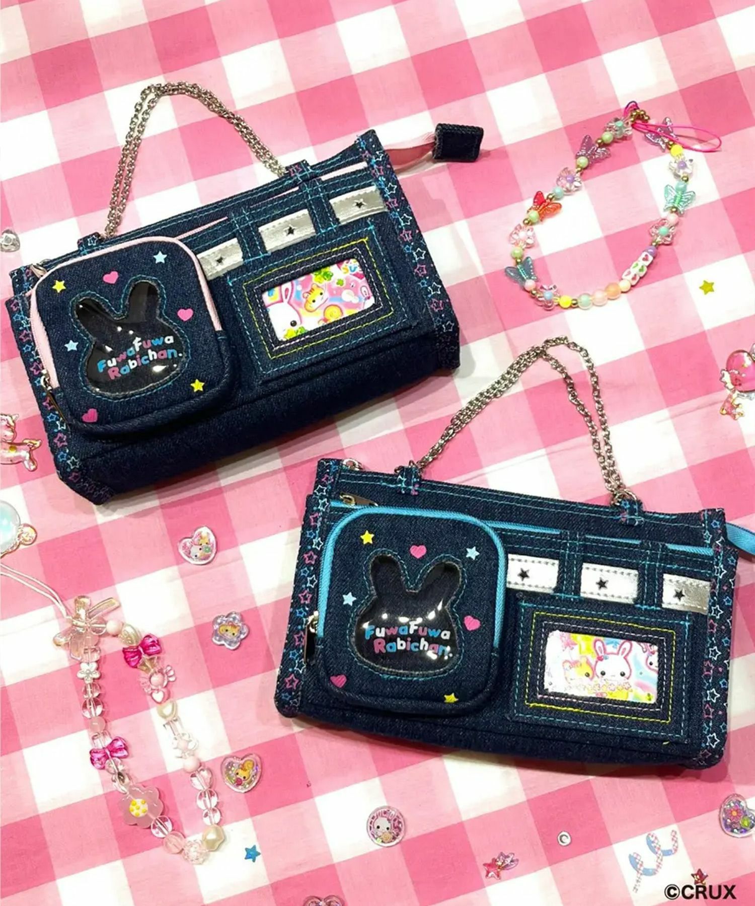 フワフワらびちゃん×SPINNS デニムペンケース | SPINNS WEB STORE  