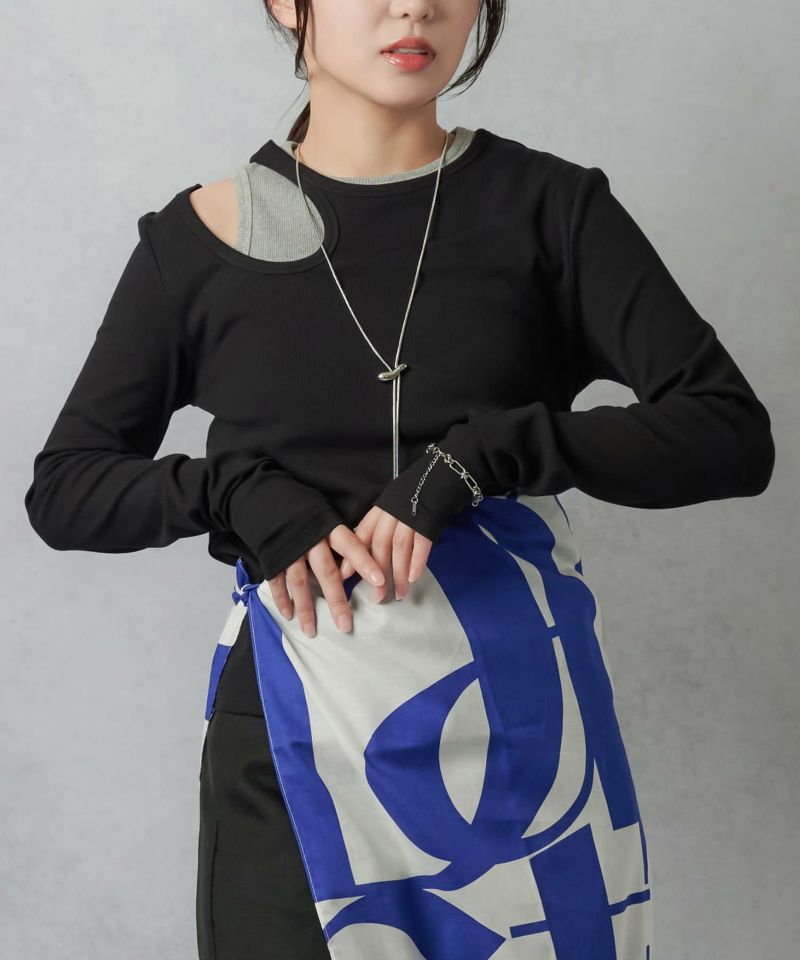 87%OFF】≪Lull / ルル≫肩開きデザインカットソー | SPINNS WEB
