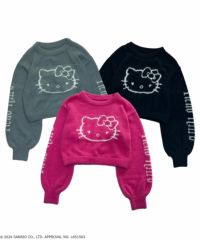 92%OFF】『ハローキティ×SPINNS』 ショートジャガードボリューム 92%OFF】『ハローキティ×SPINNS』 ショートジャガードボリューム