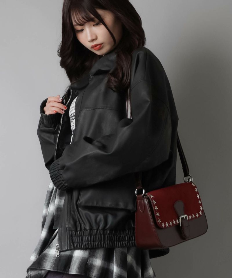 34%OFF】フェイクファー取り外し可能！ヴィンテージライク合皮A