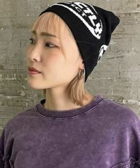 sunday ニット帽　ビーニー sundays sundays.xyz ビーニー チェック ニット帽 - メルカリ