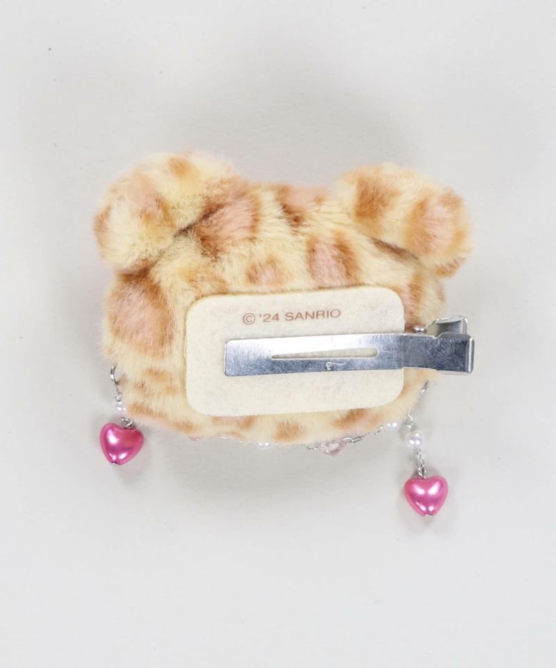 45%OFF】≪ハローキティ≫前髪クリップ/ヒョウ柄/#平成女児