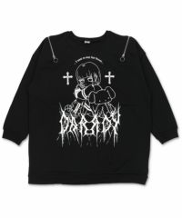 お歳暮 人気 78%OFF】≪DARRDY/ダーディー≫肩ジップオーバーサイズ トップス