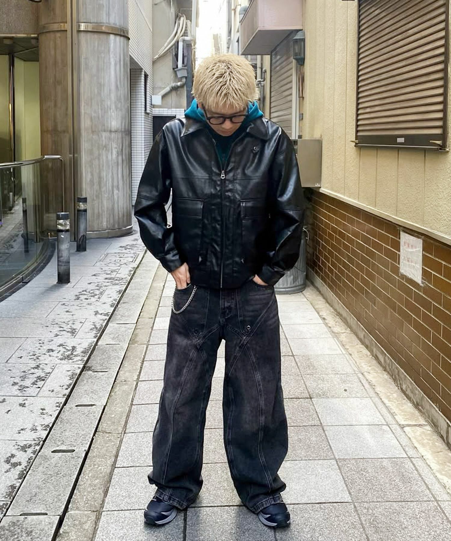 SCOOP 牛革 中綿入りレザージャケット ブルゾン A−2 （Rocky Monroe 