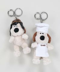 Amazon.co.jp: ウォレスとグルミット ぬいぐるみ キーホルダー