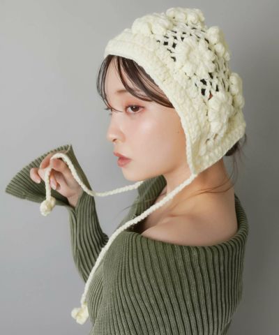 アイリーンウエスト キャップ キャップ 帽子 スリーブ レディース 【 EILEEN WEST CAP SLEEVE たまらない WALTZ /  ICY LEAVES 】 インナー