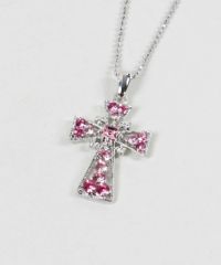 細ネックレス/ラインストーンクロス | SPINNS WEB STORE