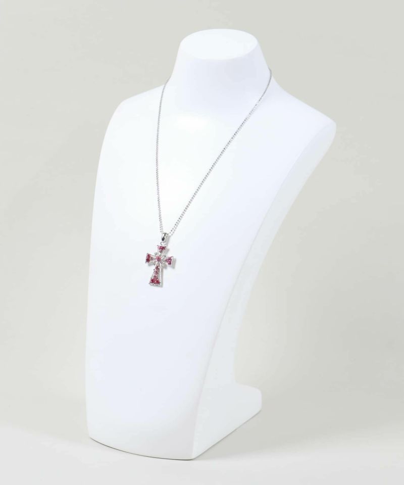 細ネックレス/ラインストーンクロス | SPINNS WEB STORE