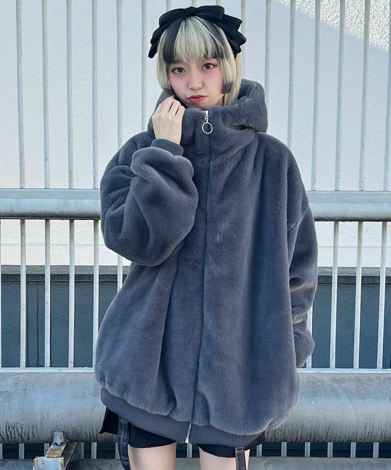 51%OFF】≪DARRDY/ダーディー≫ビッグフェイクファーブルゾン/プレーン  