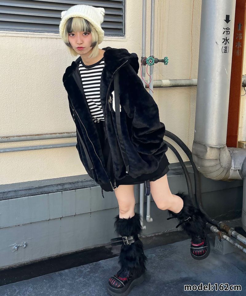 78%OFF】≪DARRDY/ダーディー≫ビッグフェイクファーブルゾン