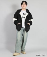 Amazon | [JINPIN] ファージャケット メンズ フェイクファー