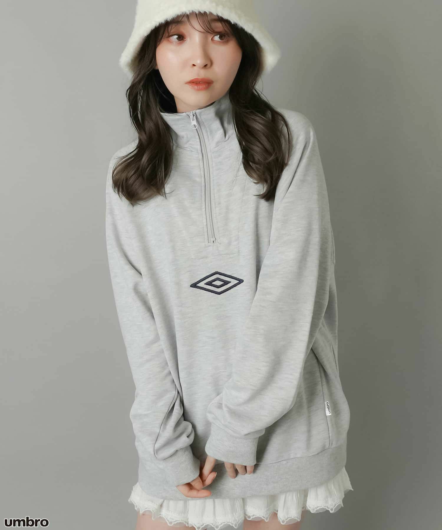 72%OFF】≪UMBRO/アンブロ≫ビッグハーフジップスウェット | SPINNS 