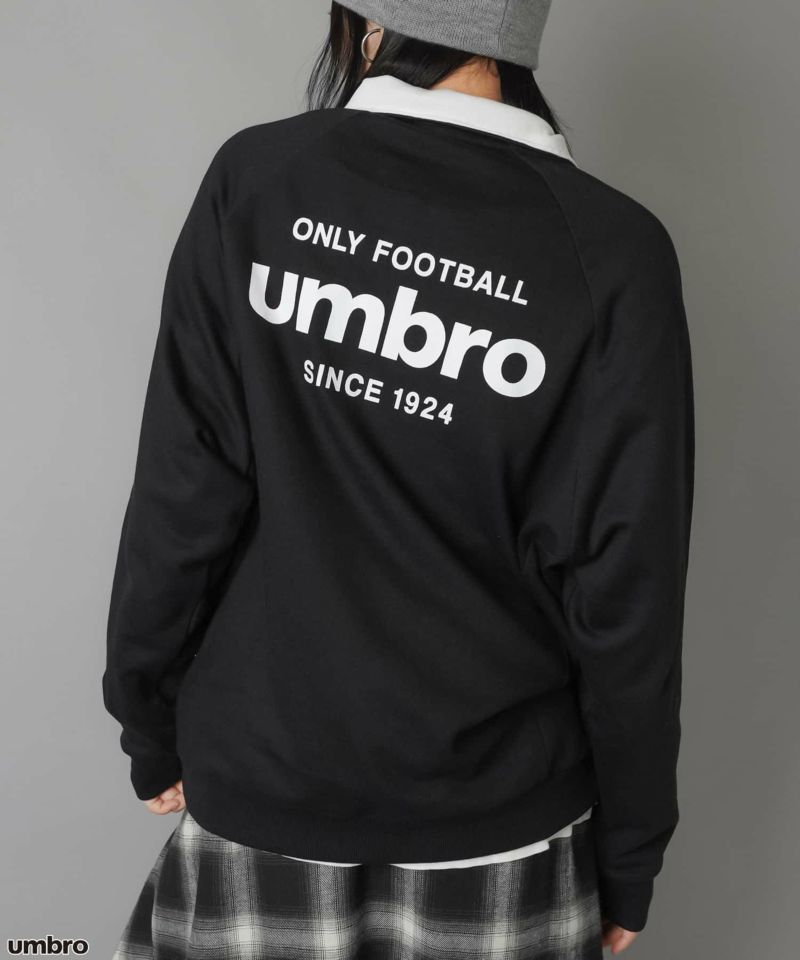72%OFF】≪UMBRO/アンブロ≫ビッグハーフジップスウェット