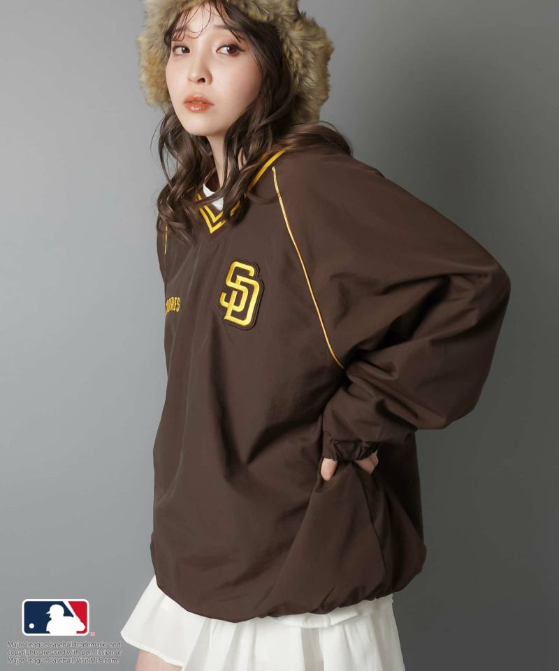 29%OFF】≪MLB/メジャーリーグベースボール≫ナイロンVネック