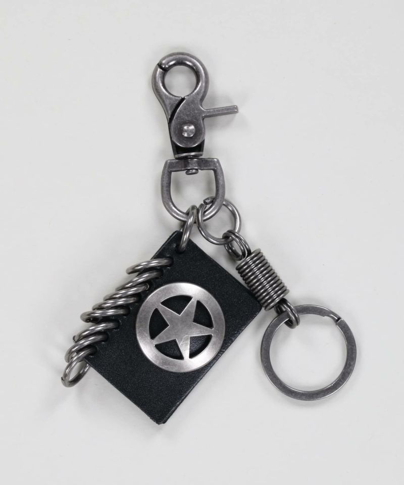 50%OFF】アンティークシルバーキーリング/スター3 | SPINNS WEB