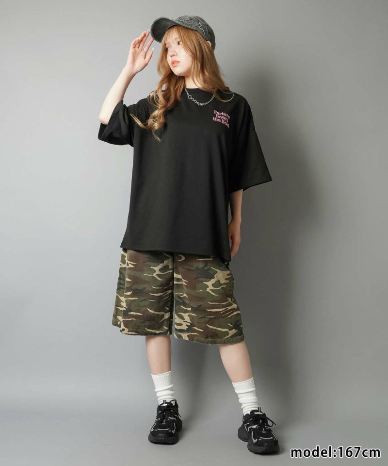 ツイルハーフパンツ/ヒョウ柄/カモ柄 | SPINNS WEB STORE ツイルハーフパンツ/ヒョウ柄/カモ柄 | SPINNS WEB STORE