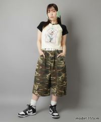 15%OFF】ツイルハーフパンツ/ヒョウ柄/カモ柄 | SPINNS WEB