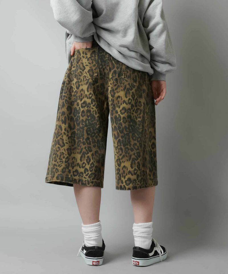 ツイルハーフパンツ/ヒョウ柄/カモ柄 | SPINNS WEB STORE ツイルハーフパンツ/ヒョウ柄/カモ柄 | SPINNS WEB STORE