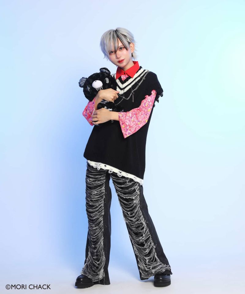 グル～ミ～・汎用うさぎ×DARRDY』 総柄シャツ/グル～ミ