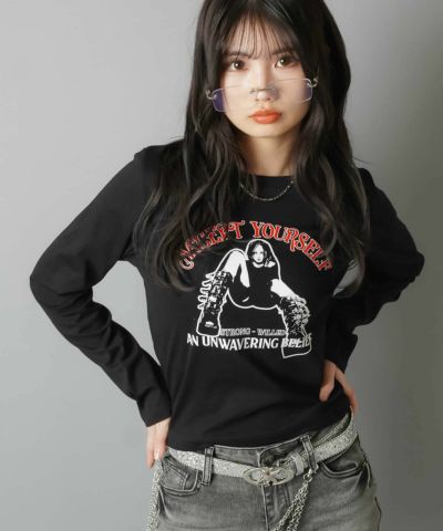 長袖カットソー/ロンT/ガール | SPINNS WEB STORE | SPINNS